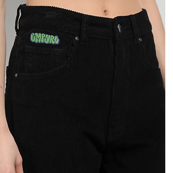 Empyre Tori 90s Black Corduroy Skate Pants 0 Zumiez - Picture 3 of 11